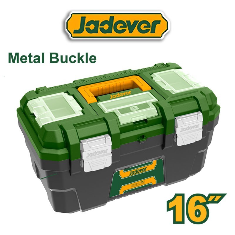 Caja de Herramientas Plastica de 16" - JADEVER - JDTB3316