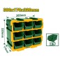 Modulo Organizador de 9 cajas - JADEVER - JDTB8330