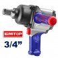 Llave de Impacto Neumatica - 3/4" 1600Nm - EMTOP - EATL341601