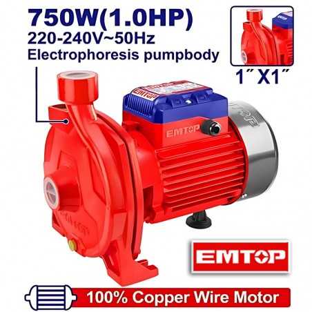 Bomba Centrifuga 1 Hp - 110 L/min - 1" - Emtop - EWPPC07501