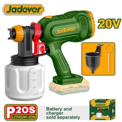 Pistola para Pintar a Batería 20V - JADEVER - JDSU3066 - Sin Bateria