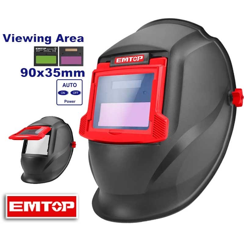 Careta para soldar Con Oscurecimiento Automatico - EMTOP - EWHT0102