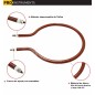 Resistencia Tubular para Incubadora de Huevos - Diam. 20 cm - Potencia 200W - Pro Instruments