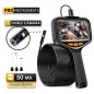 Endoscopio Boroscopio de Inspeccion de Doble Camara de 50 Mtrs Semi Rigido - Pro Instruments - P200 - IP67 Impermeable
