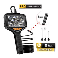 Endoscopio Boroscopio de Inspeccion de 10 Mtrs Semi Rigido - Pro Instruments - P200 - IP67 Impermeable