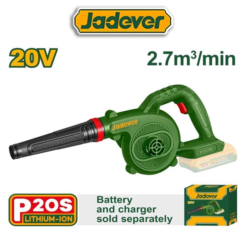 Soplador de hojas a Bateria - 20V - JADEVER - JDBLP552 - Sin Bateria