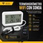 Termohigrometro Digital con conexión Wifi y Sonda - Pro Instruments - Temperatura y humedad interior y exterior