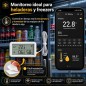 Termohigrometro Digital con conexión Wifi y Sonda - Pro Instruments - Temperatura y humedad interior y exterior