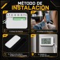 Termohigrometro Digital con conexión Wifi y Sonda - Pro Instruments - Temperatura y humedad interior y exterior