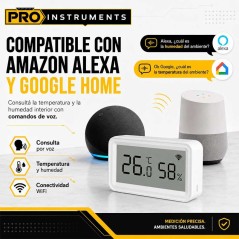 Termohigrometro Digital con conexión Wifi - Pro Instruments - Temperatura y humedad