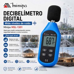 Decibelimetro Digital Compacto - Minipa - MSL-1301