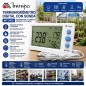 Termohigrometro Digital con sonda - Minipa - MT-241A - Temperatura y humedad interior y exterior