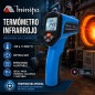 Termómetro Infrarrojo Industrial - Minipa - MT-395A - Escala -50 a +1.650°C / 50:1 / Emisividad Ajustable