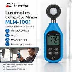Luximetro Compacto - Minipa - MLM-1001