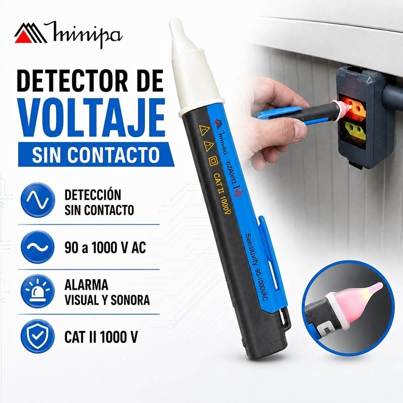Detector de Voltaje Sin Contacto - Minipa - ezAlert I