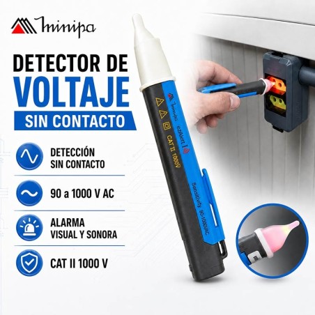 Detector de Voltaje Sin Contacto - Minipa - ezAlert I