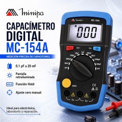 Capacimetro Digital - Minipa - MC-154A