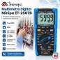 Multimetro Digital - Minipa - ET-2507B - True RMS AC / VDC 1000V / VAC 750V / ADC 20A / AAC 20A