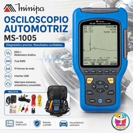 Osciloscopio Automotivo - Minipa - MS-1005
