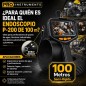 Endoscopio Boroscopio de Inspeccion de Doble Camara de 100 Mtrs Semi Rigido - Pro Instruments - P200 - IP67 Impermeable