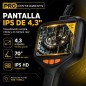Endoscopio Boroscopio de Inspeccion de 10 Mtrs Semi Rigido - Pro Instruments - P200 - IP67 Impermeable