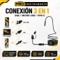 Endoscopio Digital de 5 metros con Cámara Fina de 5,5 mm para Android y PC – Pro Instruments - Cable Semirrigido