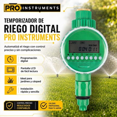 Temporizador de Riego - Pro Instruments - Control Digital