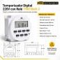 Timer Temporizador Digital 220V - Con salida de Relé - Pro Instruments - TM618sH-2