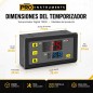 Timer Temporizador Digital 220V - Con salida de Relé - Pro Instruments - T3230
