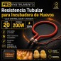 Resistencia Tubular para Incubadora de Huevos - Diam. 20 cm - Potencia 200W - Pro Instruments