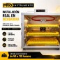 Resistencia Tubular para Incubadora de Huevos - Diam. 20 cm - Potencia 200W - Pro Instruments