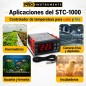 Termostato Controlador de Temperatura 220V con Sonda Incluida - Pro Instruments - STC-1000