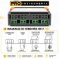 Termostato Controlador de Temperatura 220V con Sonda Incluida - Pro Instruments - STC-3000