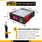 Termostato Controlador de Temperatura 220V con Sonda Incluida - Pro Instruments - STC-3000