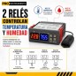 Termostato Controlador de Temperatura y Humedad 220V con Sonda Incluida - Pro Instruments - STC-3028