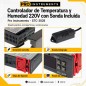 Termostato Controlador de Temperatura y Humedad 220V con Sonda Incluida - Pro Instruments - STC-3028