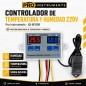 Termostato Controlador de Temperatura y Humedad 220V con Sonda Incluida - Pro Instruments - XK-W1099