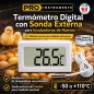 Termometro Digital LCD Compacto con Sonda - Pro Instruments - LX8009