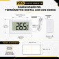Termometro Digital LCD Compacto con Sonda - Pro Instruments - LX8009