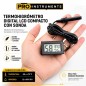 Termohigrometro Digital LCD Compacto con Sonda - Pro Instruments - TPM-30 - Temperatura y humedad