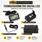 Termohigrometro Digital LCD Compacto con Sonda - Pro Instruments - TPM-30 - Temperatura y humedad