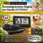 Termohigrometro Digital LCD Compacto con Sonda - Pro Instruments - TPM-30 - Temperatura y humedad