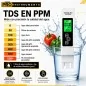 Medidor Digital de Agua 3 en 1 - TDS / EC / Temperatura - Pro Instruments - Conductividad / Solidos Disueltos / Temperatura