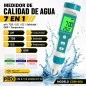 Phmetro Medidor de Calidad de Agua 7 en 1 - pH / TDS / S.G. / EC / Salinidad / ORP / Temperatura - Pro Instruments