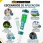 Phmetro Medidor de Calidad de Agua 7 en 1 - pH / TDS / S.G. / EC / Salinidad / ORP / Temperatura - Pro Instruments