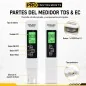 Medidor Digital de Agua 3 en 1 - TDS / EC / Temperatura - Pro Instruments - Conductividad / Solidos Disueltos / Temperatura