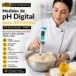 Medidor de Ph Digital Phmetro para Alimentos - Pro Instruments - PH012