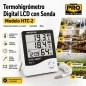Termohigrometro Digital LCD con Sonda - Pro Instruments - HTC-2 - Temperatura y humedad interior y exterior