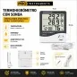Termohigrometro Digital LCD con Sonda - Pro Instruments - HTC-2 - Temperatura y humedad interior y exterior