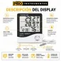 Termohigrometro Digital LCD con Sonda - Pro Instruments - HTC-2 - Temperatura y humedad interior y exterior